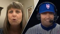 Brandon Nimmo surprised by mom during Mother's Day interview