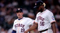 Astros pitcher Ronel Blanco ejected after foreign substance check