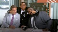 Stephen A. gets hyped with Mad Dog and Perk after Knicks' win