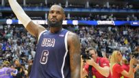 LeBron drops in go-ahead layup in hectic finish to Team USA's win