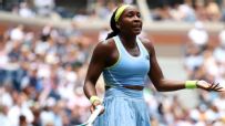 Coco Gauff frustrated after having serve broken