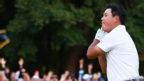 'Oh wow!' Si Woo Kim channels Steph Curry after a miraculous flop to pull even