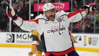 Ovechkin up to 866 career goals after hat trick vs. Vegas