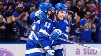 Brandon Hagel makes NHL history in Lightning's 5-goal period