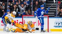 Auston Matthews nutmegs defender for sensational goal