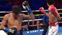 Rafael Espinoza claims victory after Robeisy Ramirez quits in 6th round