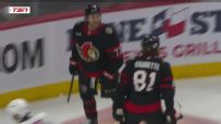 Adam Gaudette lights the lamp for Senators