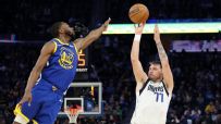 Luka notches 45-point triple-double in pointsfest vs. Warriors