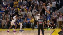 Curry hits ridiculous 3 over LeBron to give Warriors life