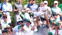 Brooks Koepka spins in hole-in-one, lifts son in celebration