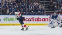 Niko Mikkola powers in Panthers' 4th goal