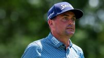 Keegan Bradley picks up first eagle of the day