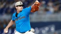 Cal Quantrill tosses immaculate inning for Marlins