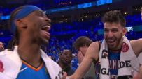 Holmgren crashes SGA's interview: 'You know who this is? The MVP!'