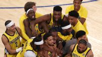Haliburton's bouncing bucket stuns MSG and forces OT