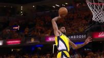 Haliburton connects with Toppin for an electric Pacers alley-oop