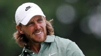 Tommy Fleetwood chips in for his 2nd eagle in the last 3 holes