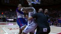 Isaiah Collier gets into scuffle with Keve Aluma during summer league