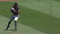 Oneil Cruz nabs runner at plate with incredible 105.2 mph throw