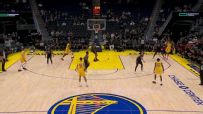 Bronny James drains a corner 3 for the Lakers
