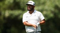 J.J. Spaun sinks birdie on Hole 3