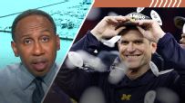 Stephen A.: Michigan's wins under Jim Harbaugh illegitimate