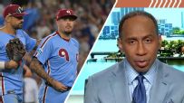 Stephen A. feels for Phillies reliever after series-ending throwing error