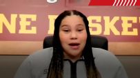 Audi Crooks has funny response when asked who can guard her