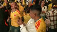 Colombia fans in Bogota celebrate winning Group K over Portugal