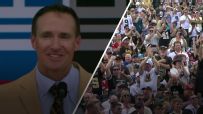Drew Brees thanks Saints fans and city of New Orleans during HOF speech