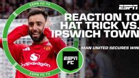 Bruno Fernandes leads Man United to first win of season with HAT TRICK vs. Ipswich Town