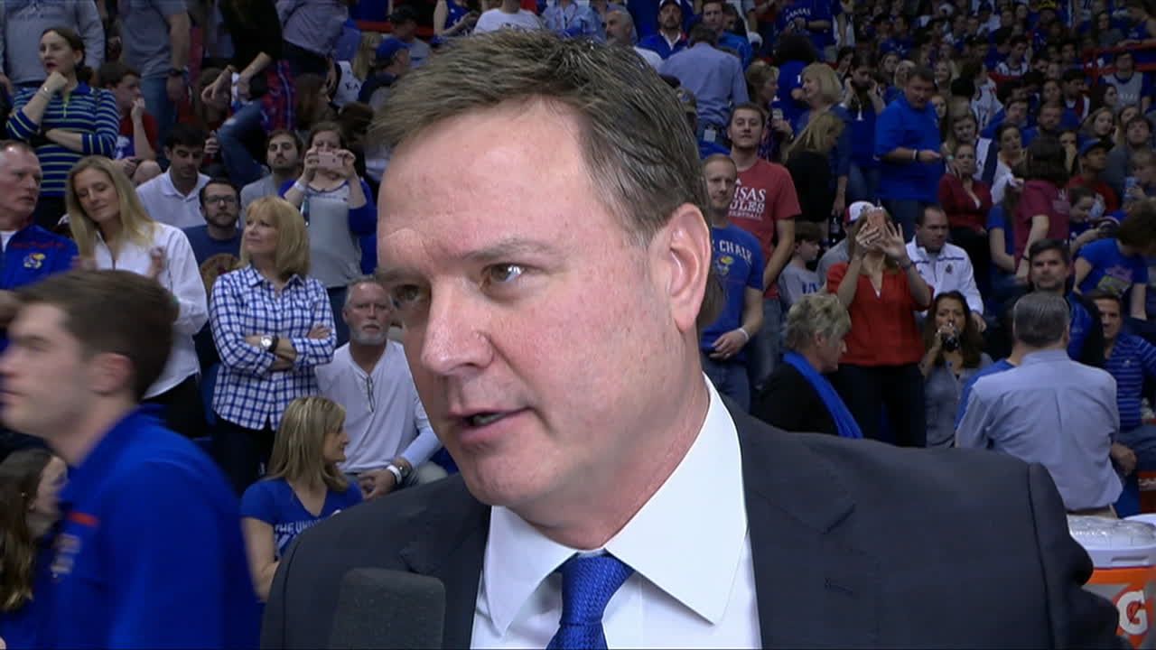 Bill Self Halftime Interview ESPN Video
