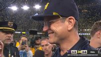 Jim Harbaugh on CFP title: 'Last ones standing'