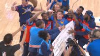 Thunder fan buries a half-court shot for $20,000