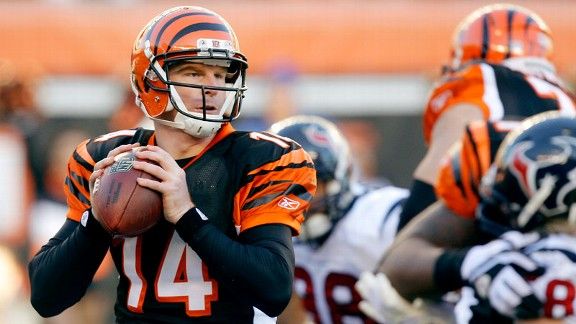 Andy Dalton throws for three touchdowns, BenJarvus Green-Ellis