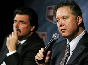 Rick Hendrick, Mike Helton, Brian France