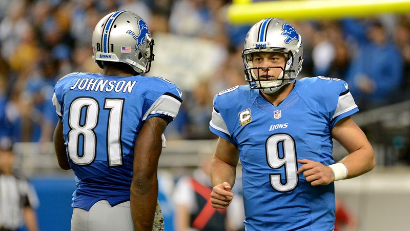 Stafford: Lions tougher to defend without Johnson