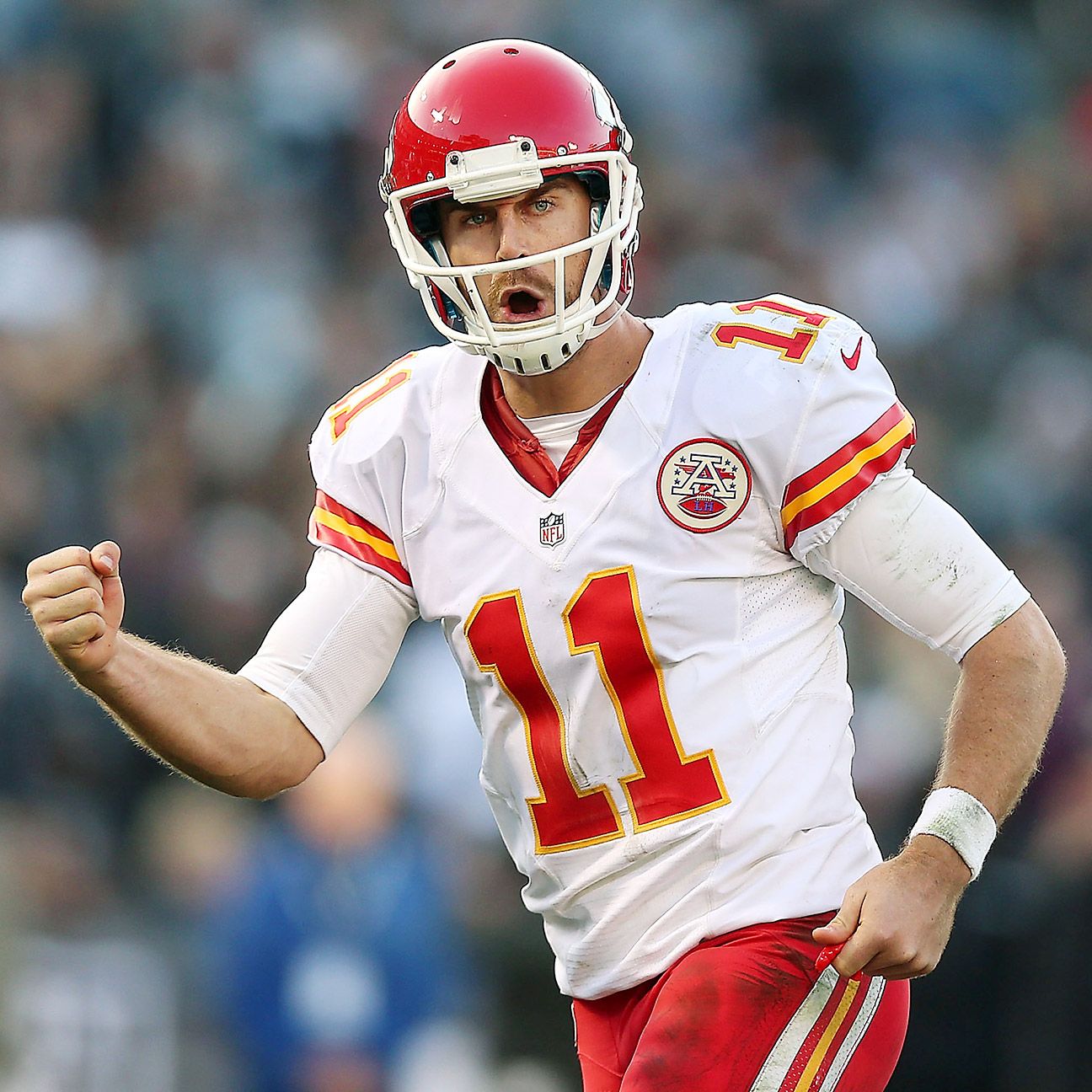 Alex Smith of Kansas City Chiefs says he's 'right up there' with NFL's