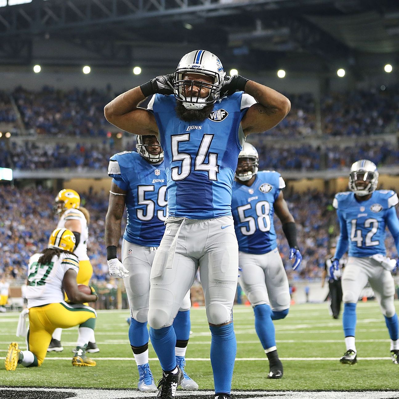 Lions LB Levy (hip) to make 2015 debut vs. Cards