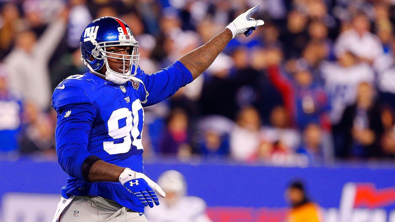 Glove or club? It's down to the details for Jason Pierre-Paul