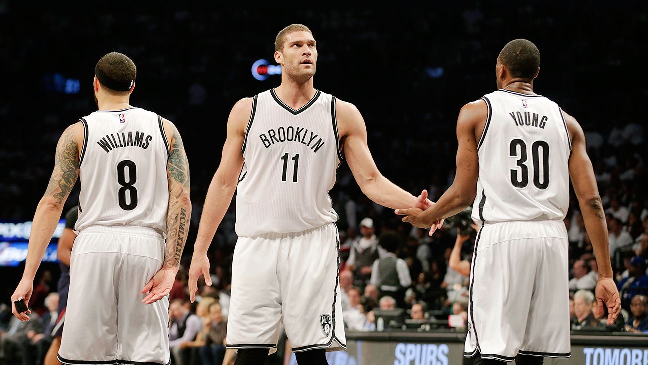 Brooklyn Nets GM Billy King says Brook Lopez and Thaddeus Young are