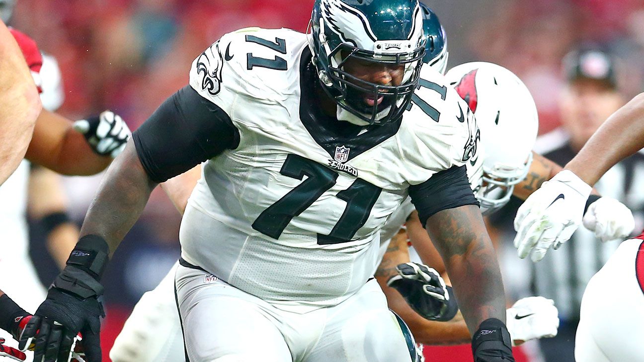 Eagles' Peters and Jenkins out with injuries