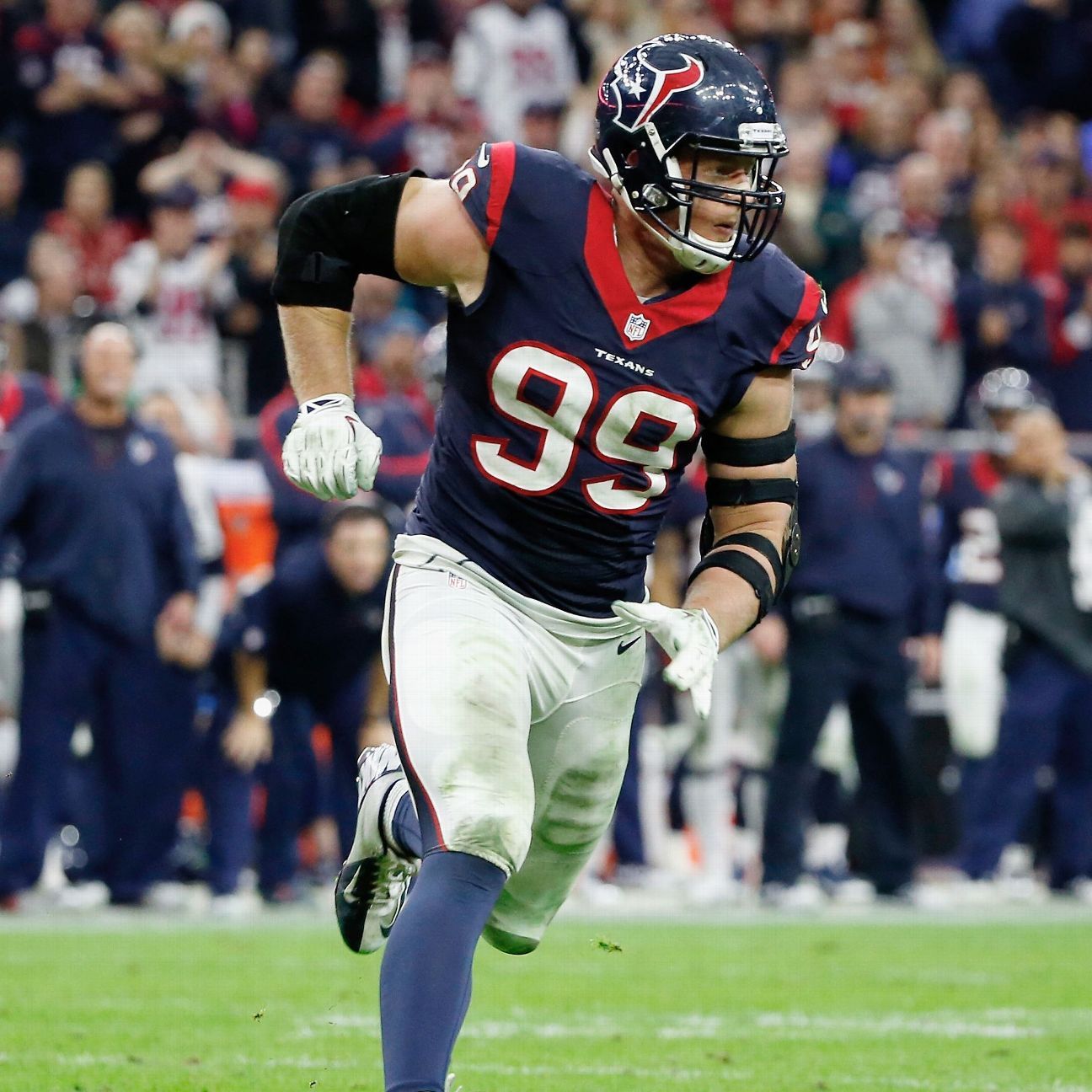 Texans' Watt has illness, listed as questionable