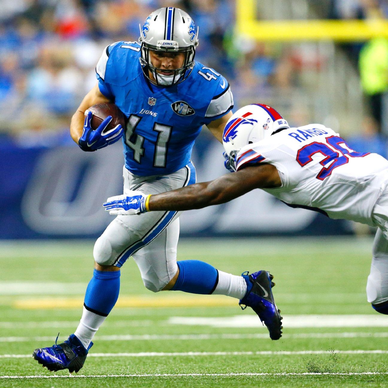 Lions RB Zenner suffered partially collapsed lung