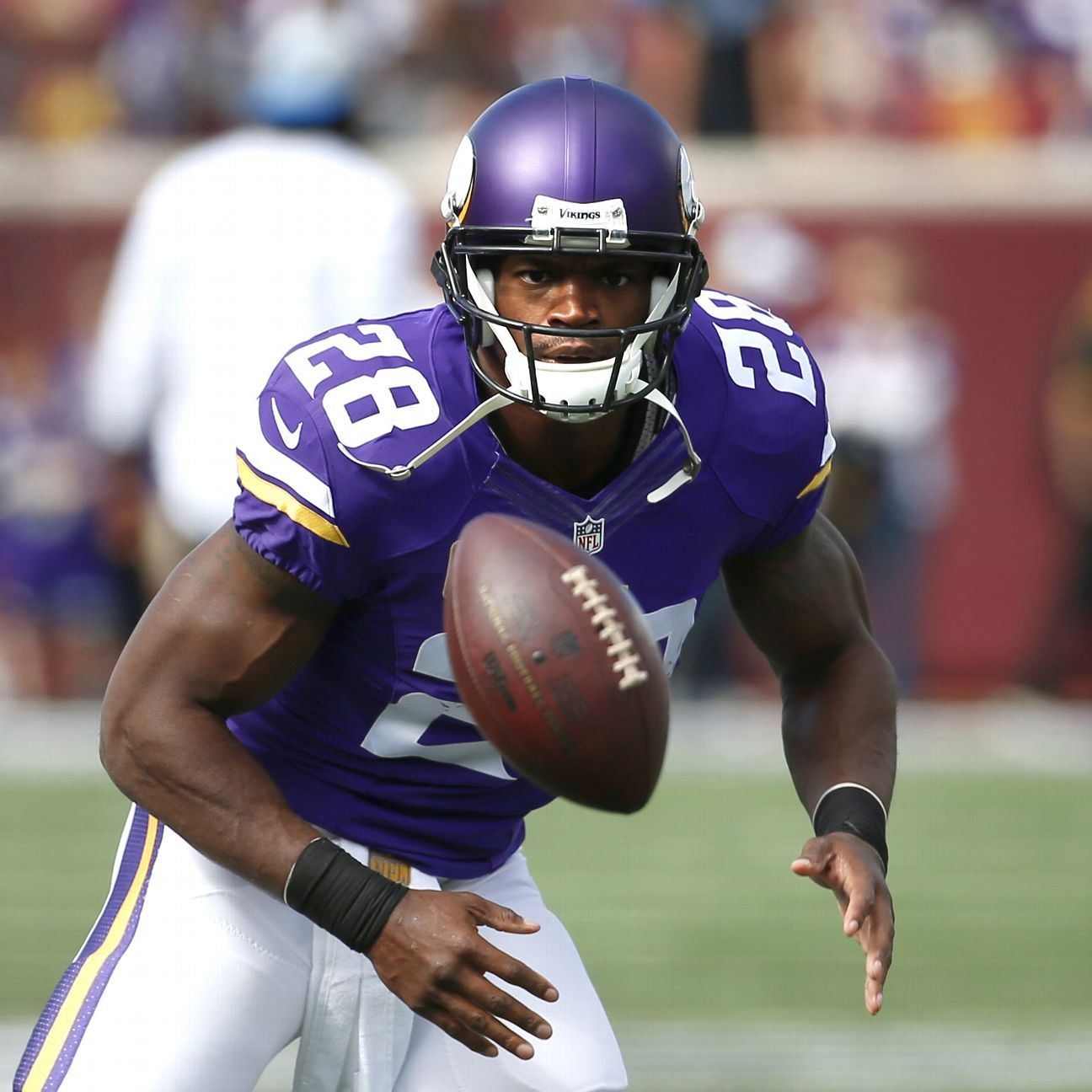 Vikings' Peterson: Felt good to be back home