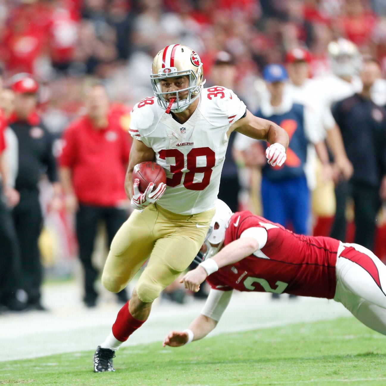 Jarryd Hayne inactive for first time in nascent NFL career