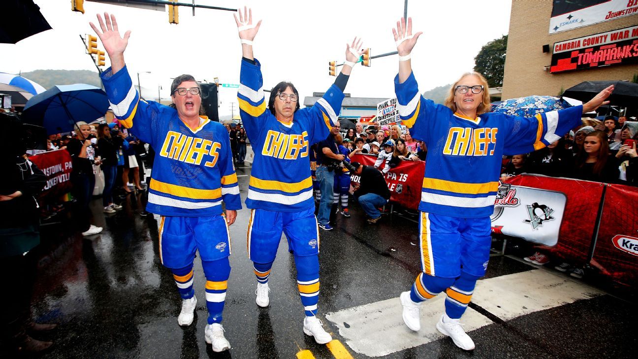 NHL -- 'Slap Shot' stars Steve Carlson and Dave Hanson on ...