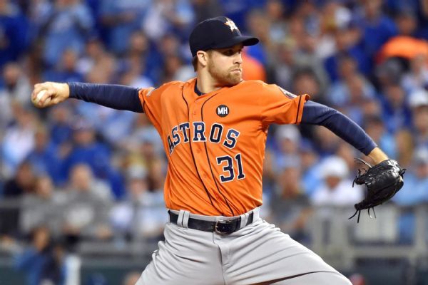 Collin McHugh (Astros), sin lanzar 6 semanas - ESPN Deportes