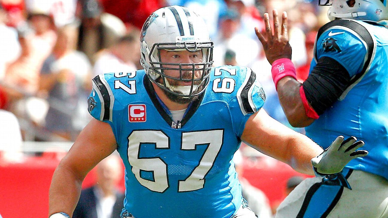 Panthers place centers Kalil, Gradkowski on IR