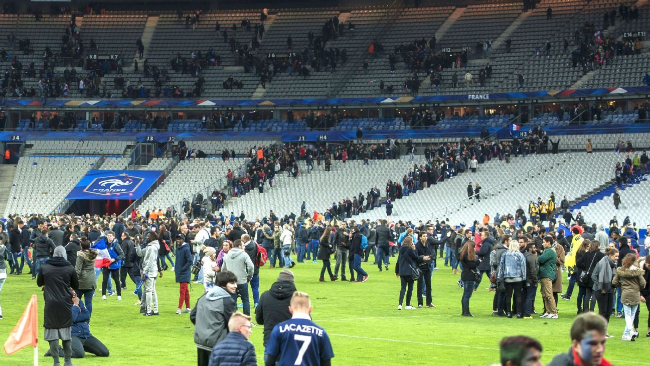 Attacks hit Paris, including blasts near stadium during FranceGermany
